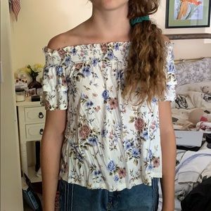 off the shoulders tee